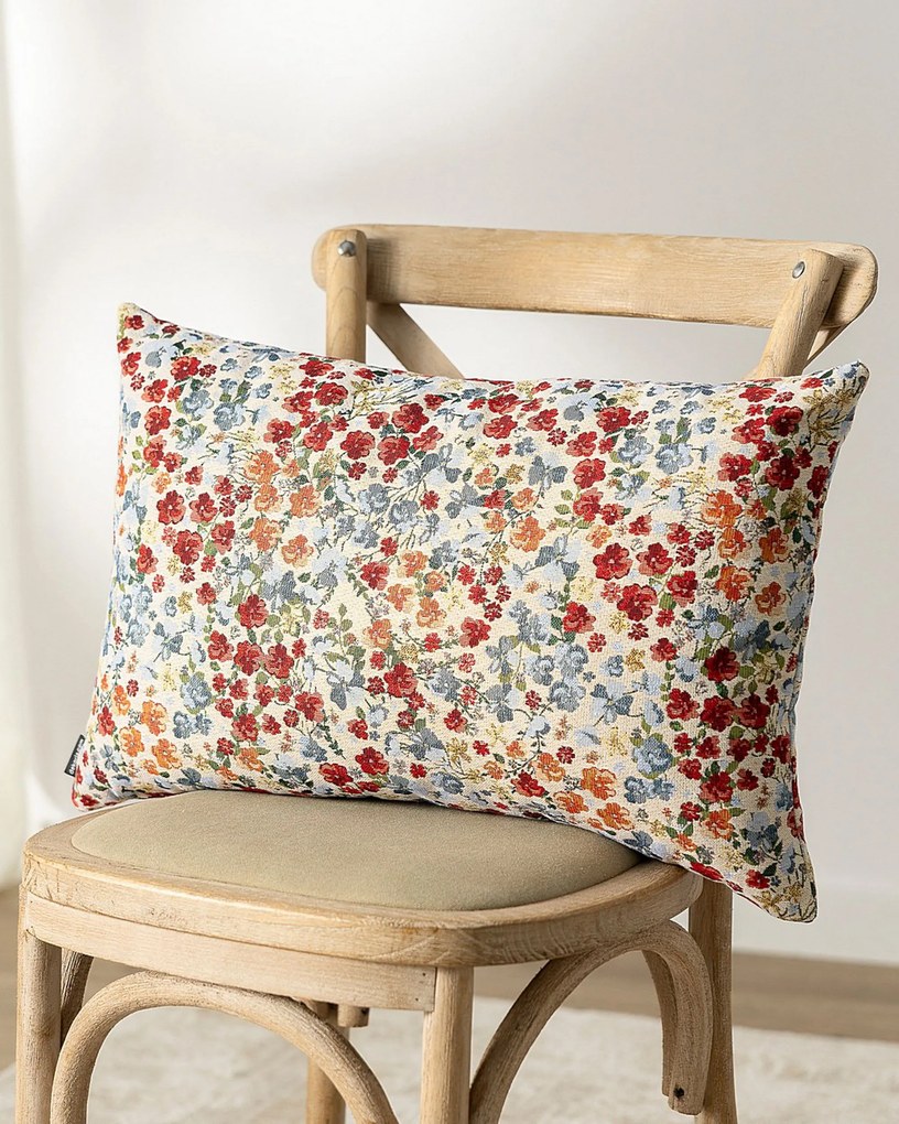 Karin - jednoduchá obliečka, 60x40cm farba produktu viacfarebná látka zapletaná, vzorované