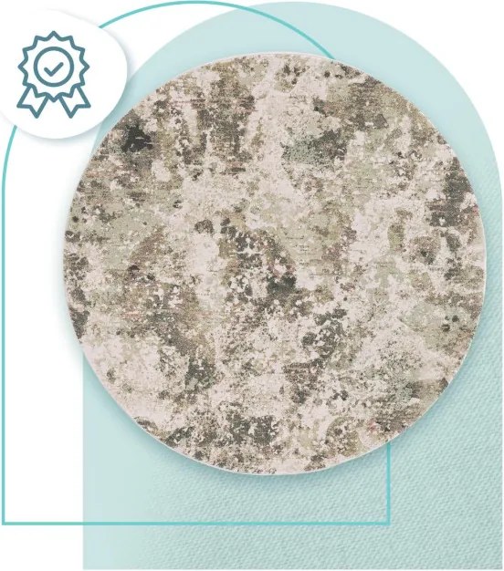 Koberec RAGOLLE Argentum 63872 6444 kruh