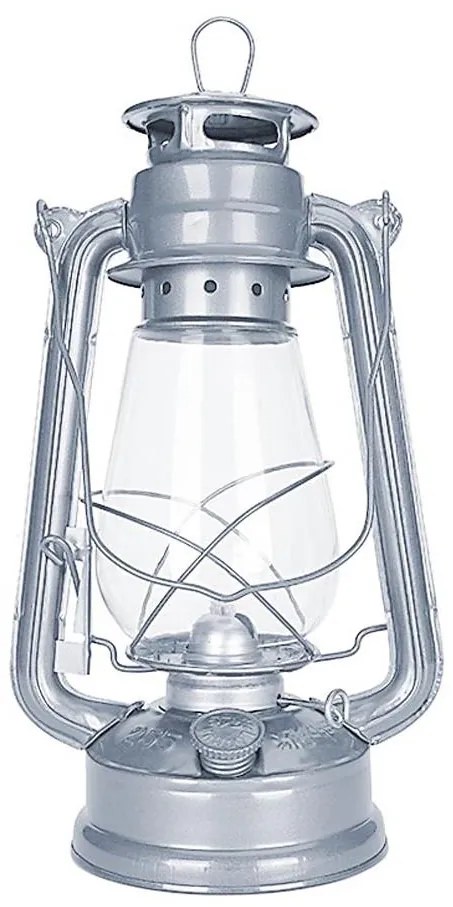 Brilagi - Petrolejová lampa LANTERN 31 cm strieborná