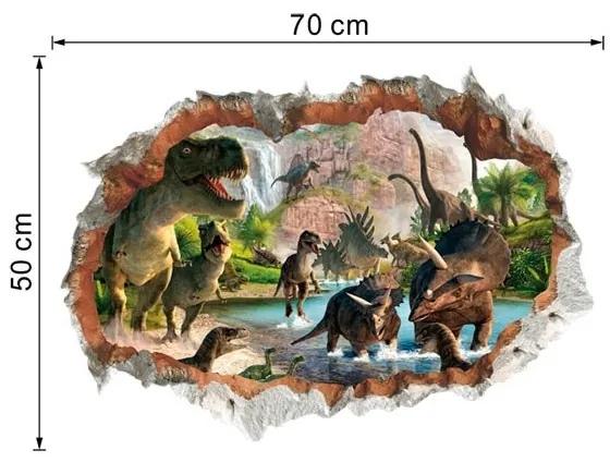 Samolepka na zeď Dinosauři Jurský Park