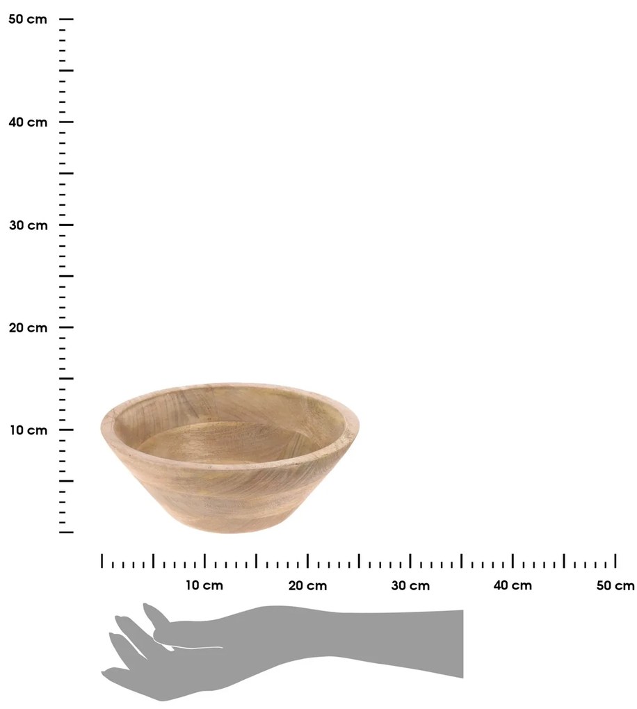 Drevená misa Mango (fi) 25 cm