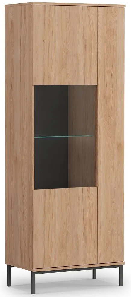 Štýlová vitrína Querty - rockford hickory