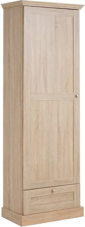 Šatníková skriňa v dekore duba v prírodnej farbe 60x180 cm Binz – Støraa