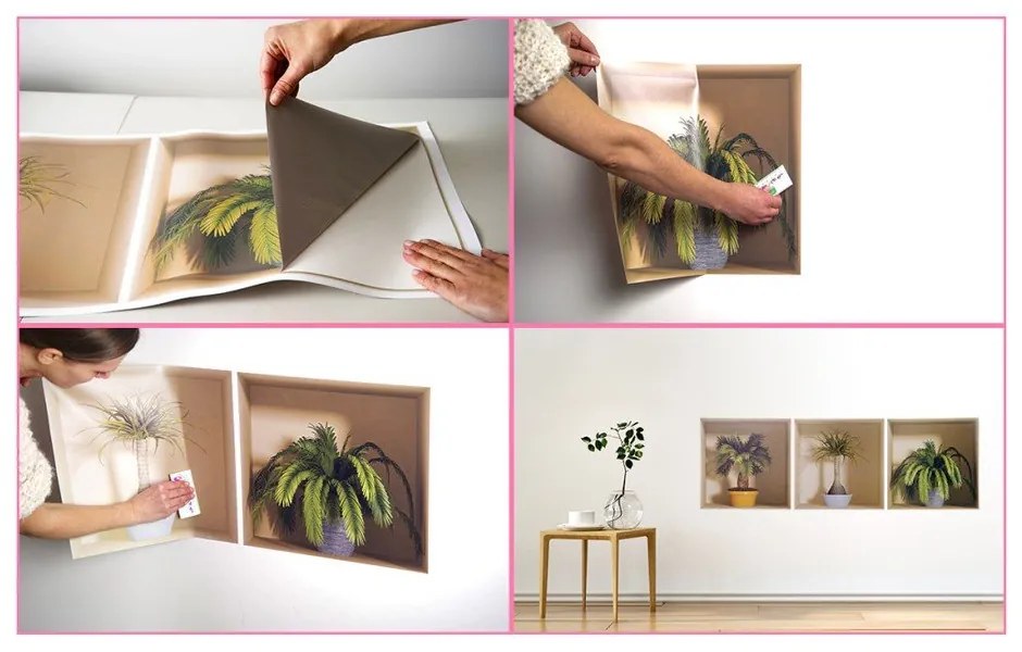 Samolepka s 3D efektom Fanastick Buddha Statue