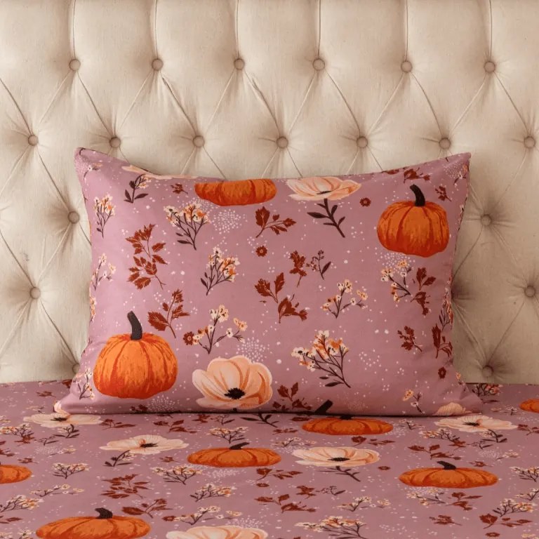Obliečka na vankúš z mikrovlákna PUMPKINS ROSAVIE 50x70 cm, staroružový