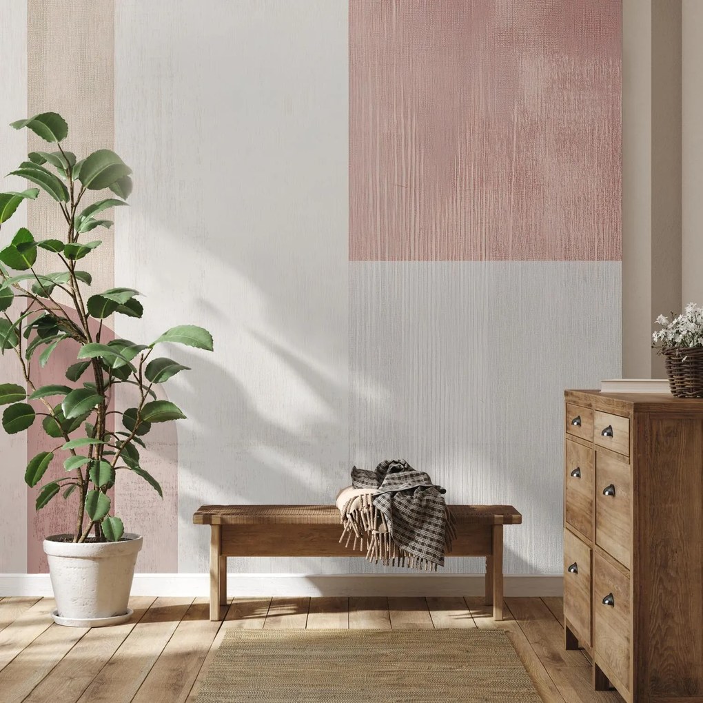 Fototapeta - Minimalistická béžová tapeta (147x102 cm)