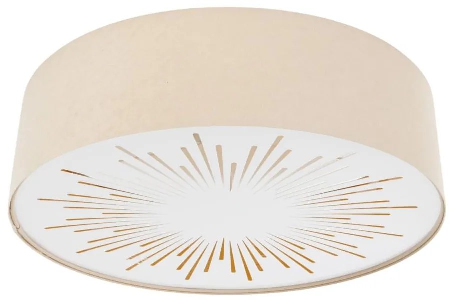 Stropné svietidlo RAYS 2xE27/60W/230V pr. 40 cm béžová