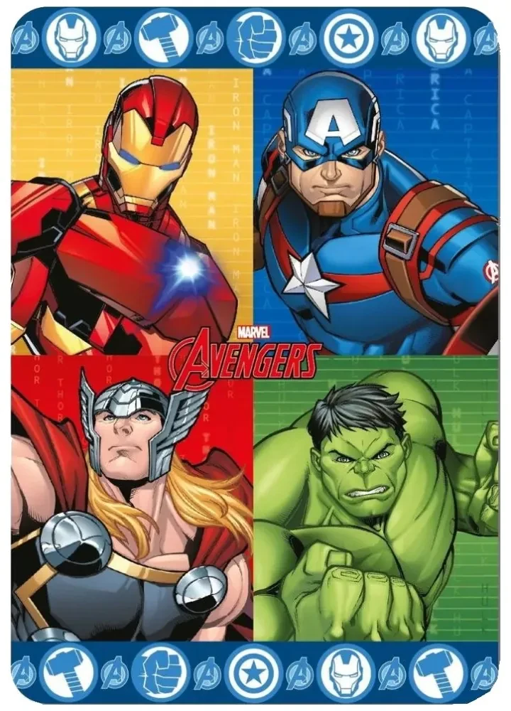 Detská flísová deka Avengers - 100 x 140 cm