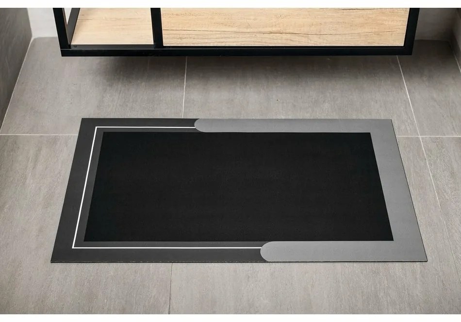 AQUALINE PCD014 kúpeľňová predložka 50 x 80 cm, sivá