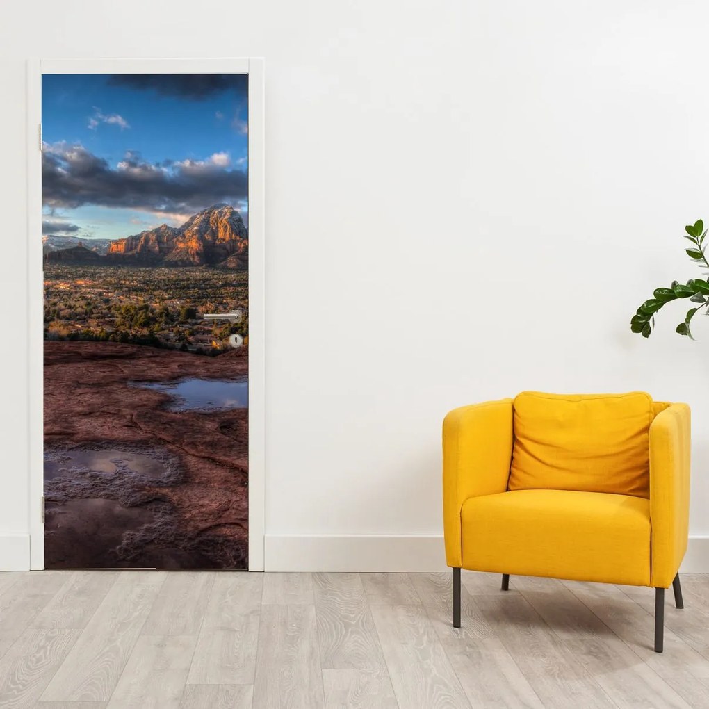 Fototapeta na dvere - Hory (95x205cm)