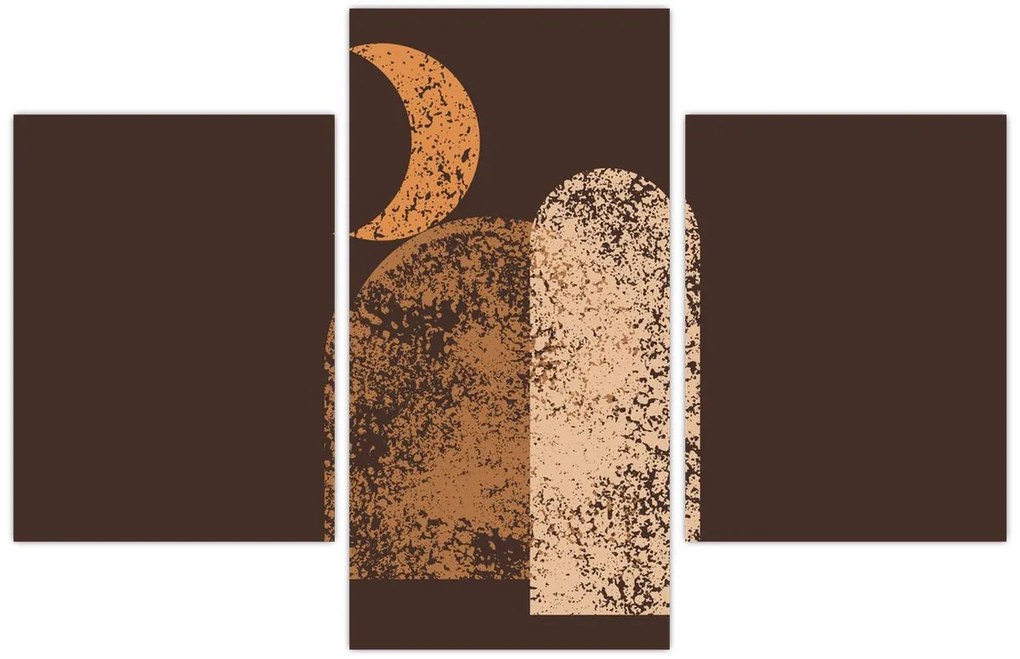Obraz - Oranžové oblúky N⁰2 (90x60 cm)