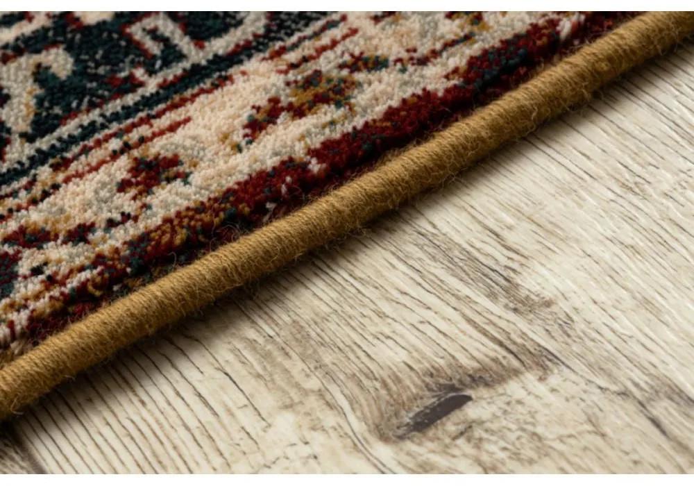 Vlnený kusový koberec Kalar béžovo zelený 300x400cm