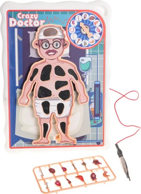 Spoločenská hra Šialený doktor - Operácia s pinzetou