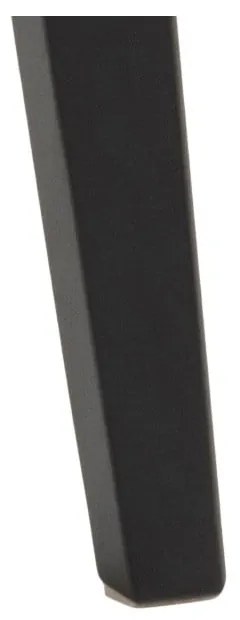 Čierny jedálenský stôl v dekore dubového dreva Actona Roxby, ø 105 cm