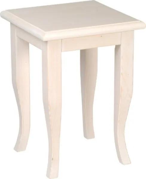 Retro 1683 stolička 33x45x33cm, starobiela