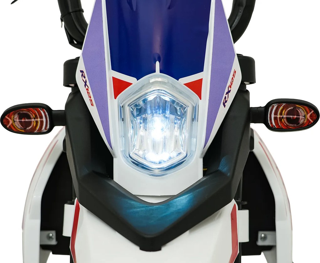 Ramiz Detský motocykel Aprilia RX biely