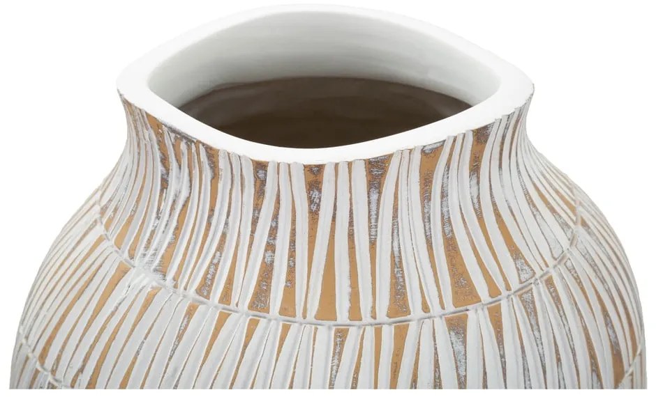Biela váza z polyresínu (výška 50 cm) Stiky – Mauro Ferretti