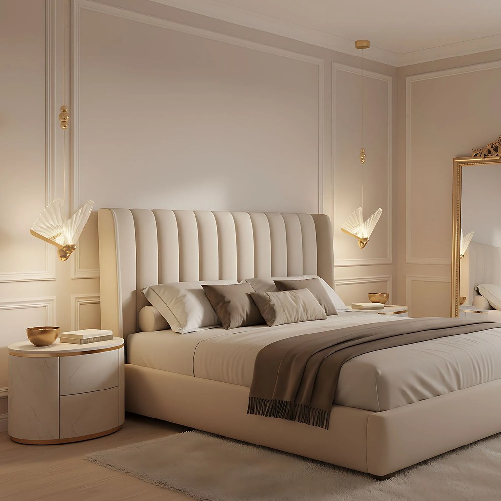 Toolight Toolight, LED závesné svietidlo 5W, 3000K, 1000lm, LHJ105-1CP, ružové zlato, OSW-50069