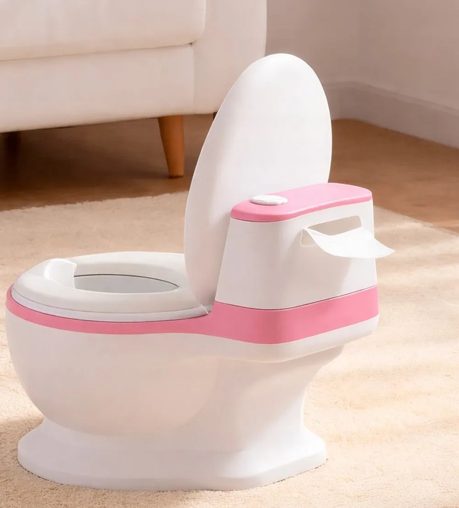 TRENDIE Detský interaktívny nočník ružový