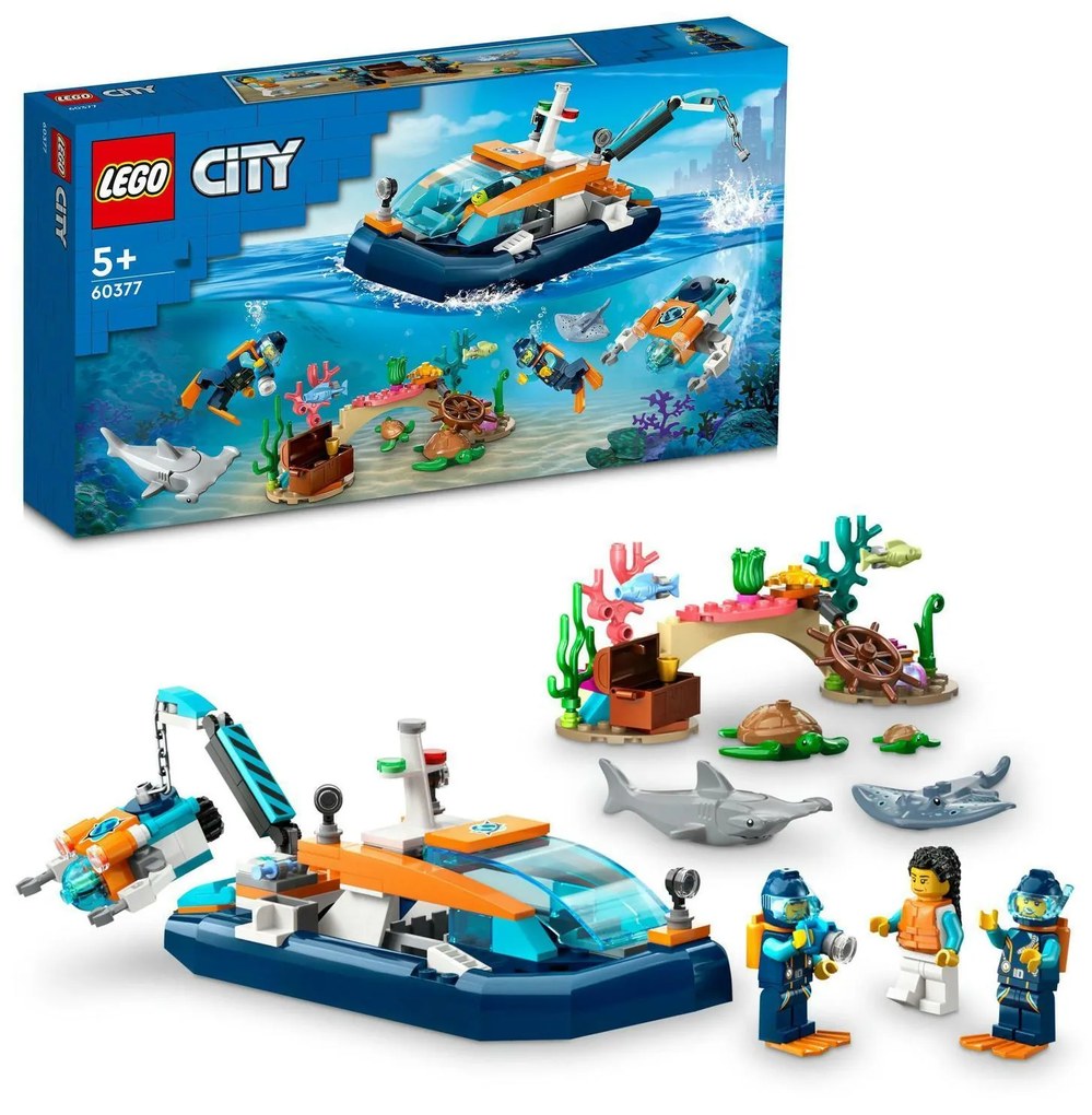 LEGO City 60377 Prieskumná ponorka potápačov 2260377