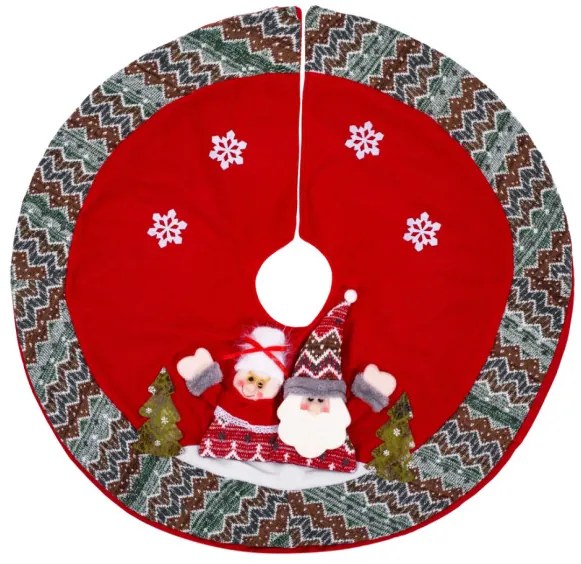 Podložka pod vianočný stromček YX22025 červená