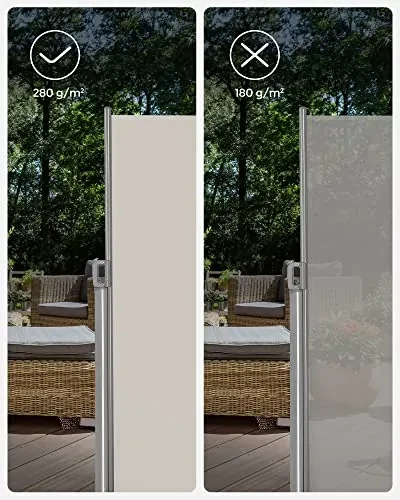 Bočná markíza 180 x 350 cm SONGMICS GSA185E