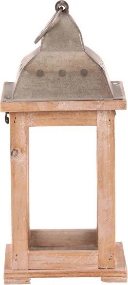 Lampáš drevený hnedý DA217