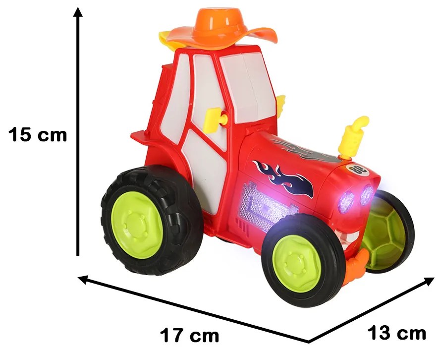 KIK RC traktor na diaľkové ovládanie skákajúci traktor tancujúci zvuk