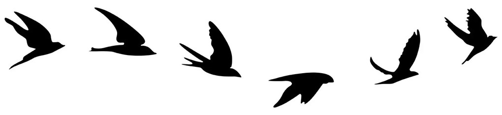 Nástenná kovová dekorácia Umudo čierna