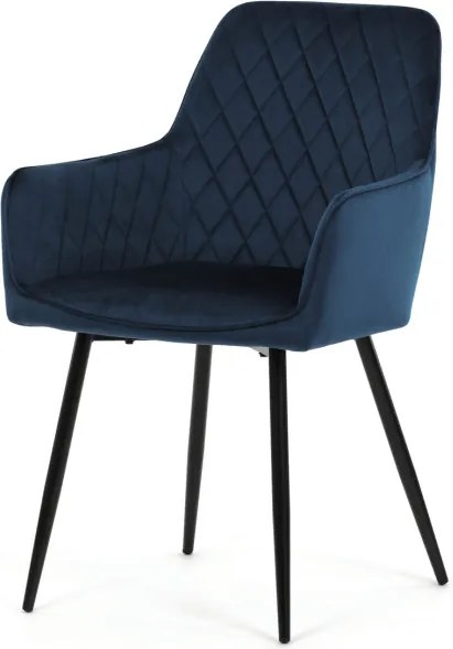 Jedálenská stolička modrá DCH-215 BLUE4