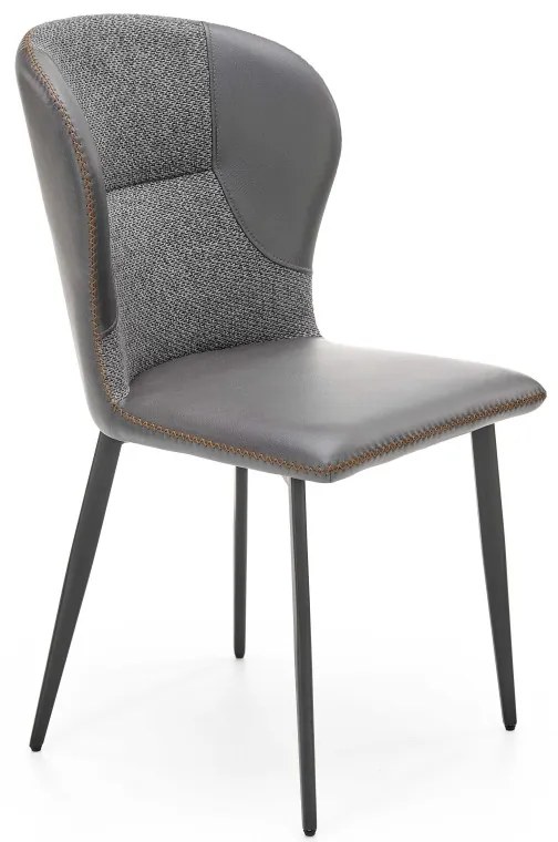 Jedálenská stolička K466 sivá