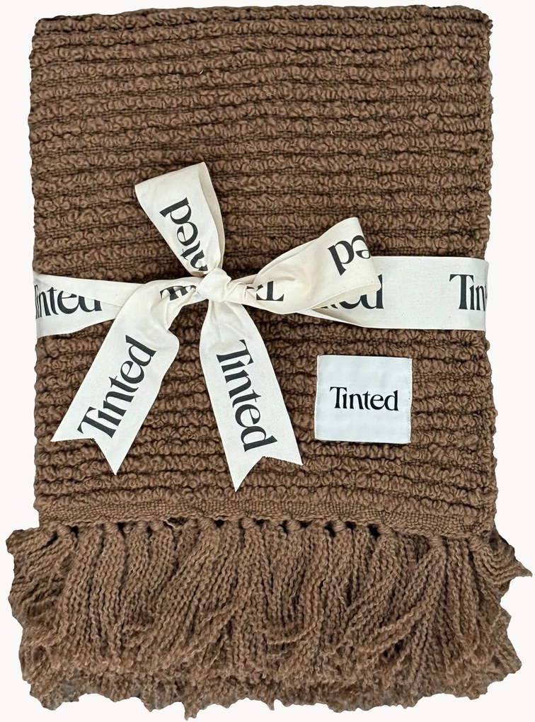 Ručne tkaná deka z vlneného buklé Janzen