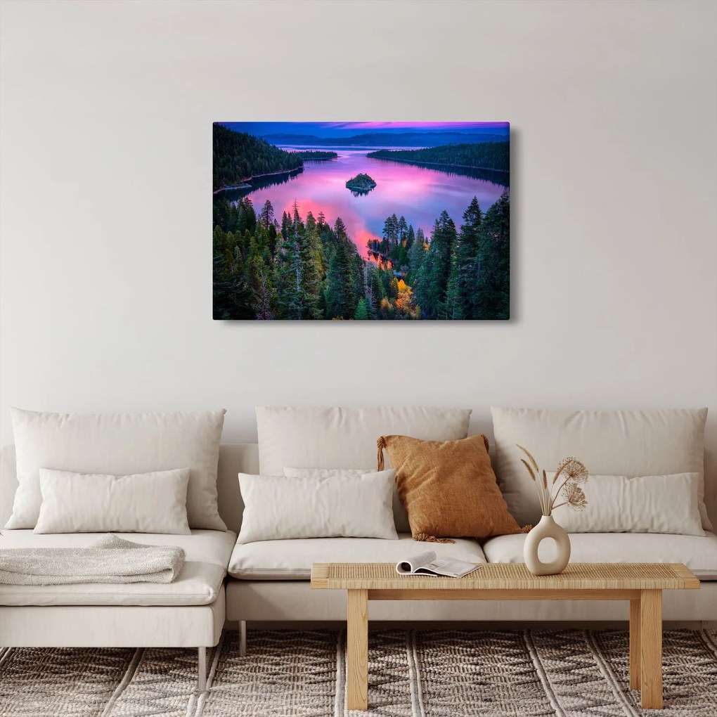 Obraz - Jazero Tahoe, Sierra Nevada, Kalifornia, USA (90x60 cm)
