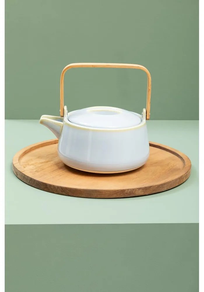 Modrá porcelánová kanvica na čaj 1 l Juna – Premier Housewares