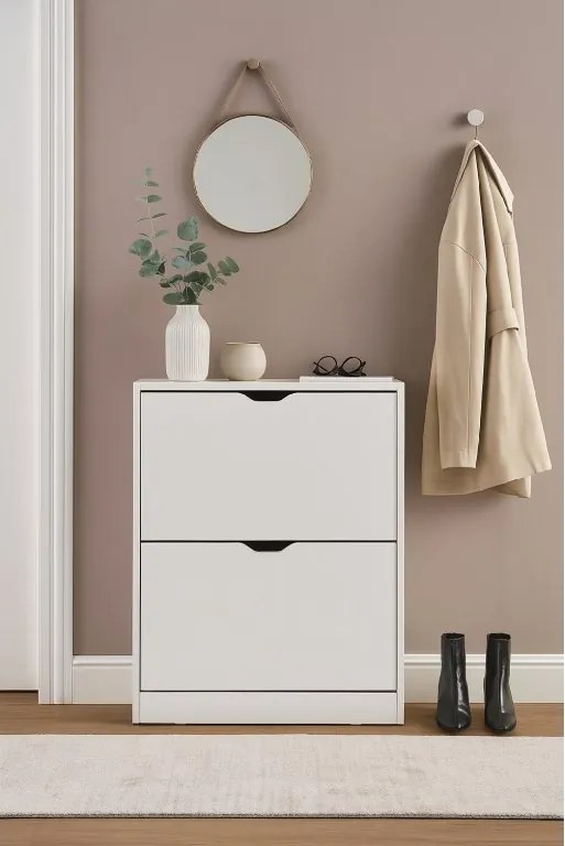 Noela Botník s 2 priehradkami biely LUNARO