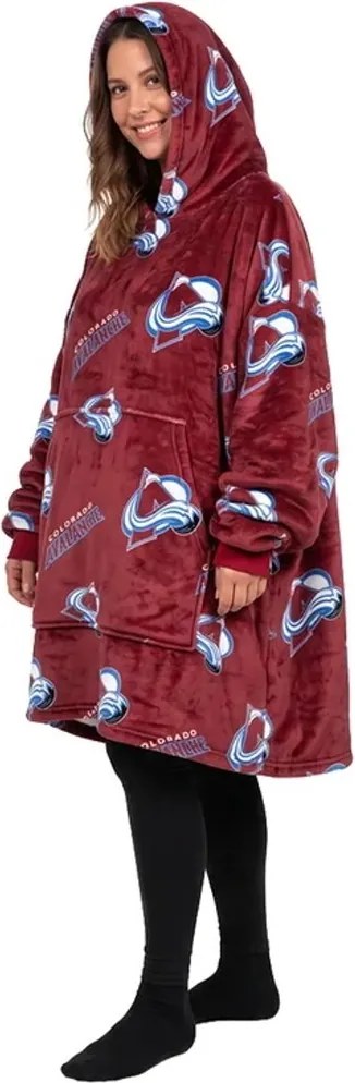 Mikinová televízna deka NHL Colorado Avalanche – veľ. M
