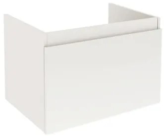 Kúpeľňová skrinka bez umývadla Naturel Project 52,5x40x45,3 cm biela lesk PROJECT60BIBU