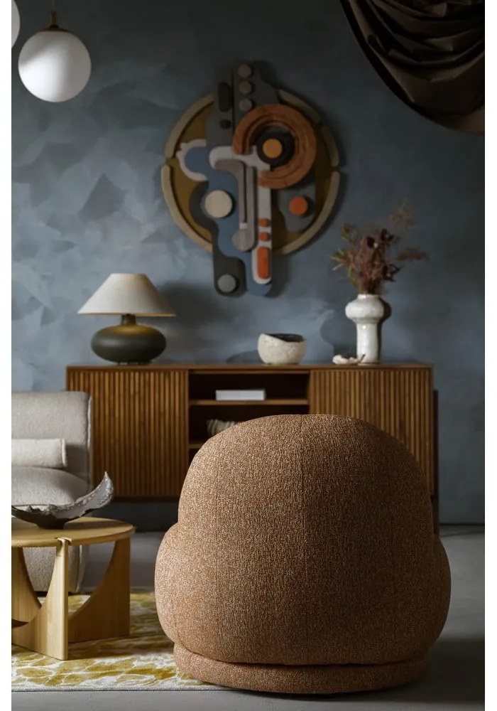 Oranžové kreslo Ovo – Miuform