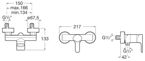 Roca A5A2109C00 - Sprchová batéria BAT lesklý chróm