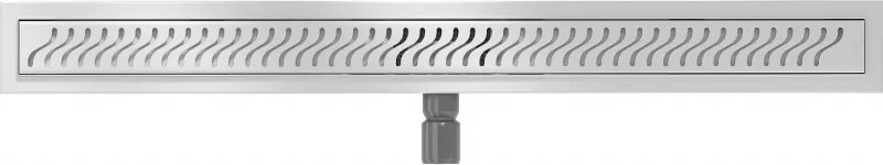 Mexen Flat nerezový sprchový žľab 90 cm vzor M09, 1028090-15