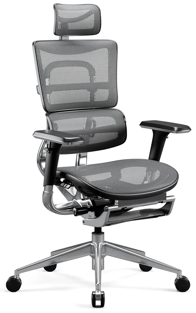 Kancelárska ergonomická stolička Diablo V-Master, čierno-šedá