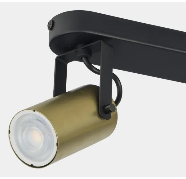 Bodové svietidlo REDO 2xGU10/10W/230V zlatá/čierna