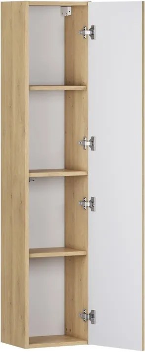Kúpeľňová zostava Terra s doskou a skrinkami 80 cm dub cremona