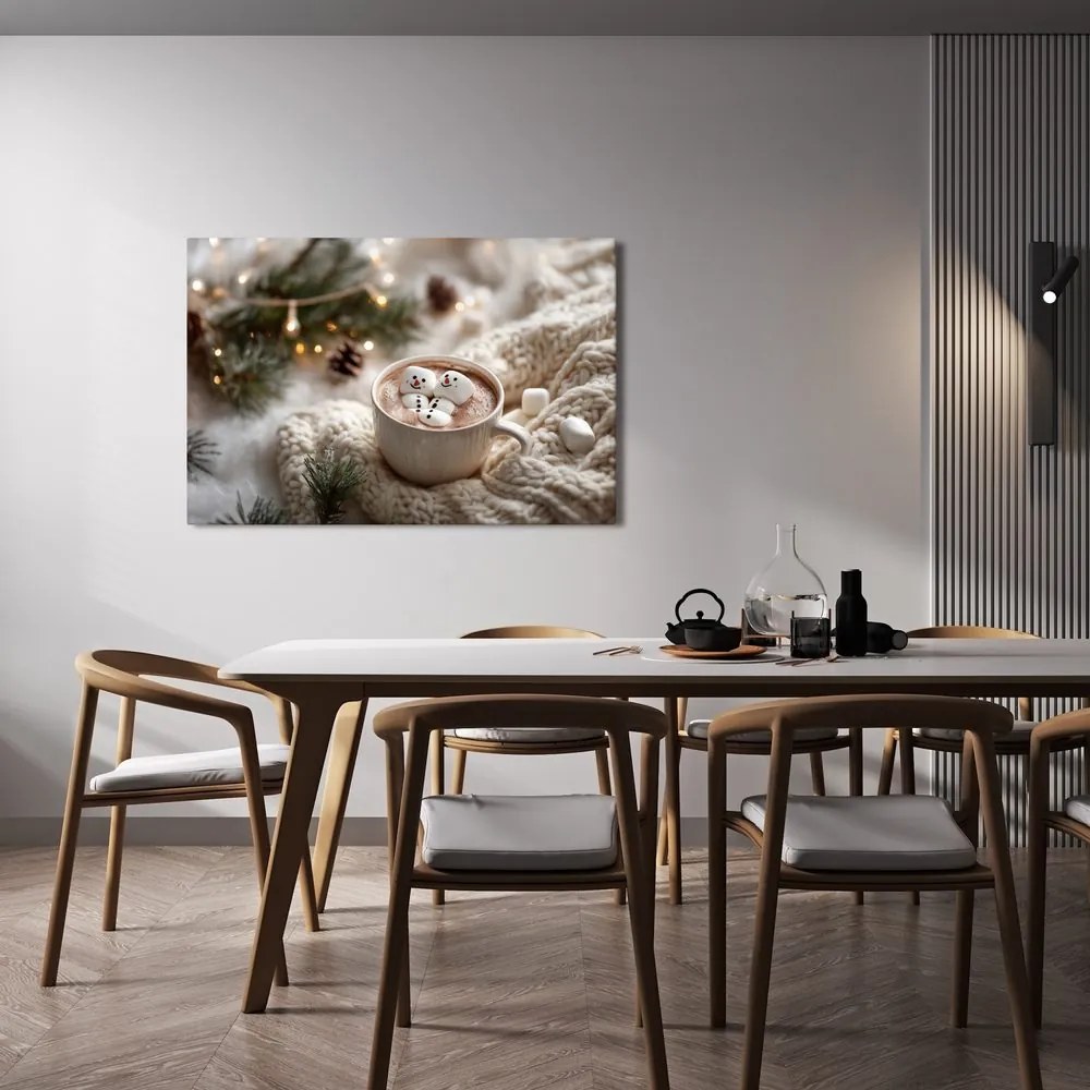 Obraz vianočná pohoda s kakaom