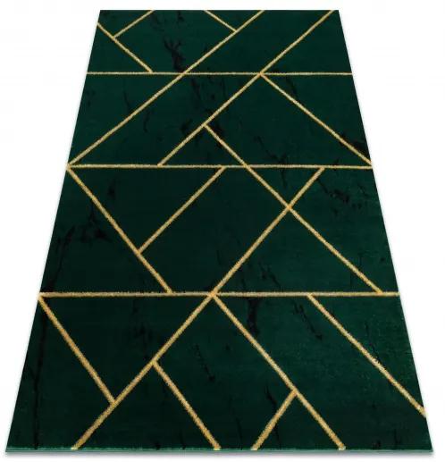 Koberec EMERALD exkluzívny/glamour zelený / zlatý Veľkosť: 160x220cm