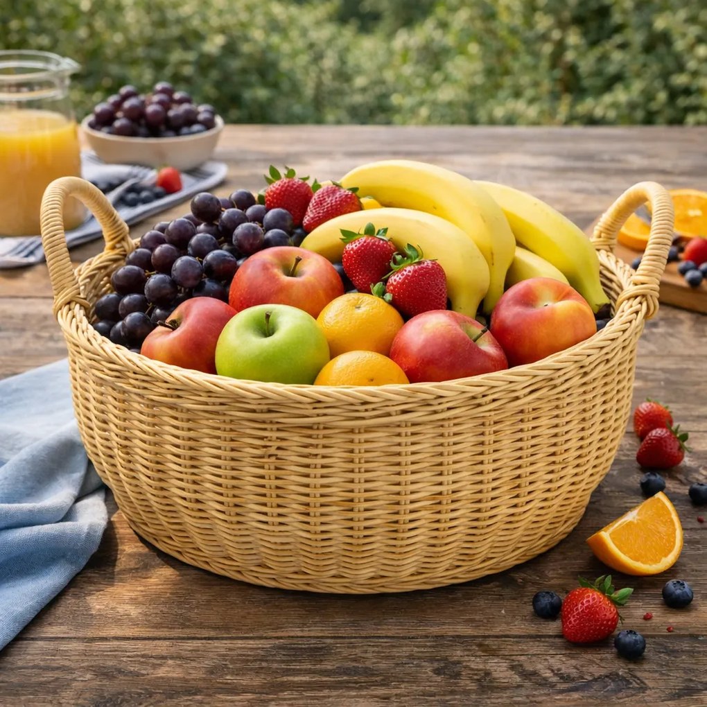 Westmark Okrúhly kôš s dvoma držadlami 42 x 19 cm, béžová