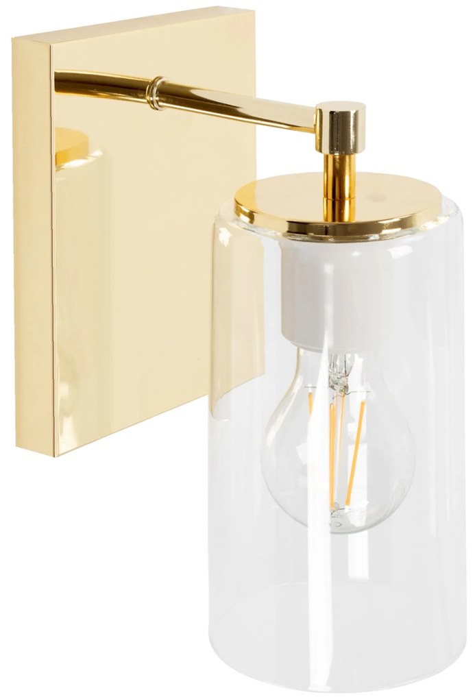 Toolight Toolight, nástenné svietidlo 1xE27 APP1224-1W, zlatá lesklá, OSW-40032