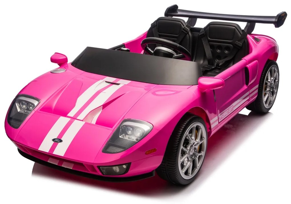 Elektrické autíčko pre deti Ford GT ružové
