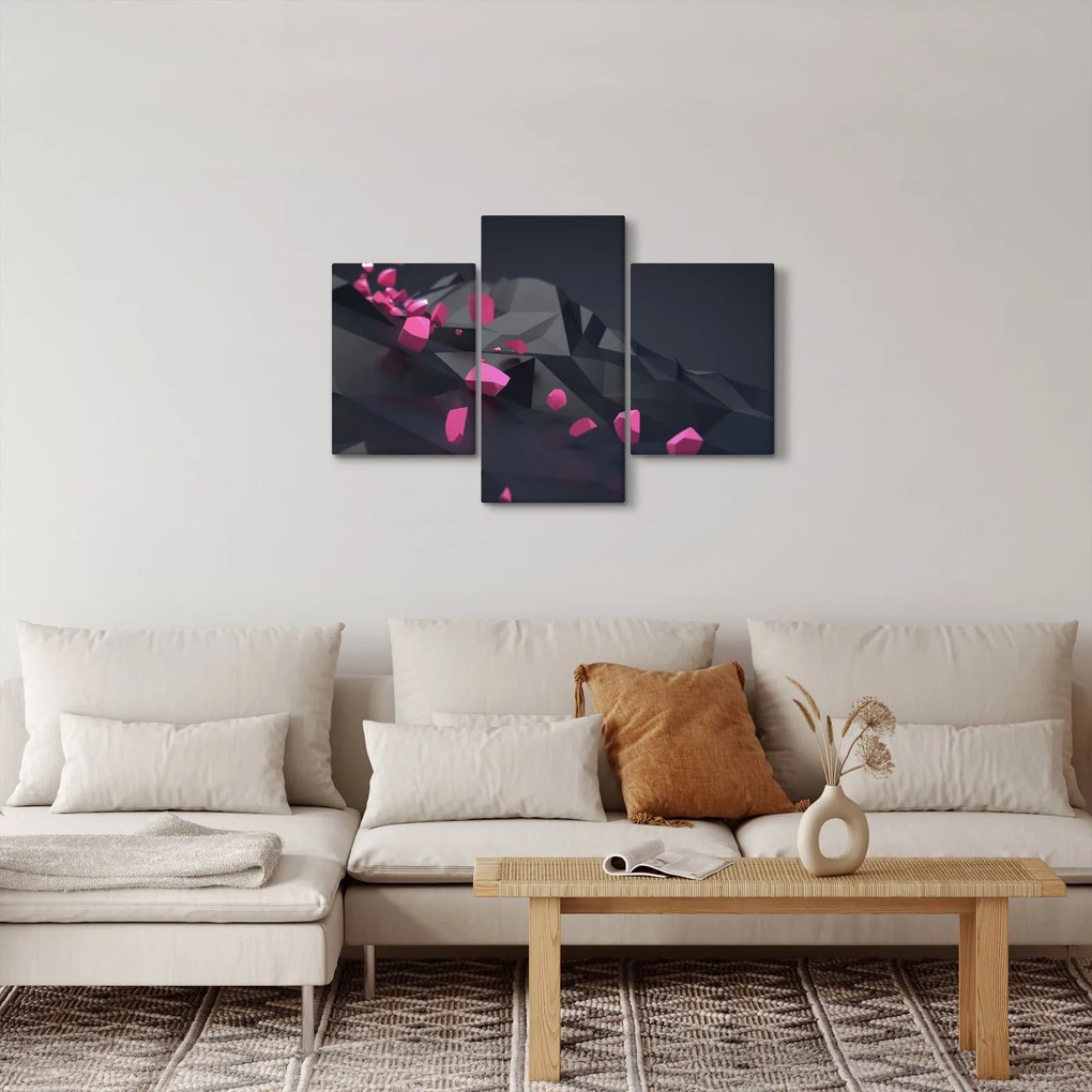 Obraz 3D abstrakcie (90x60 cm)