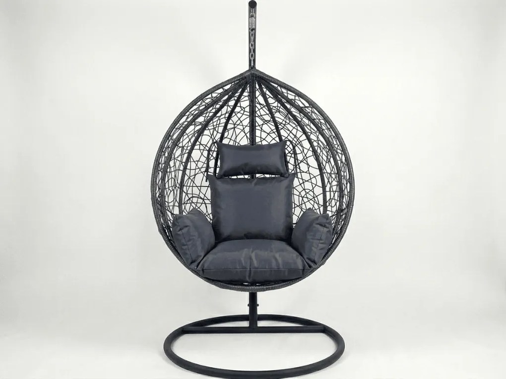 Vankúš do závesného kresla KOKON, tmavo sivý